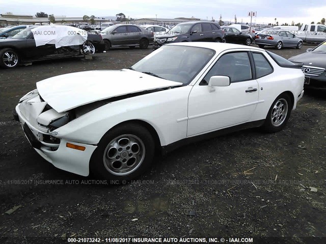 WP0AA0946GN459084 - 1986 PORSCHE 944 WHITE photo 2