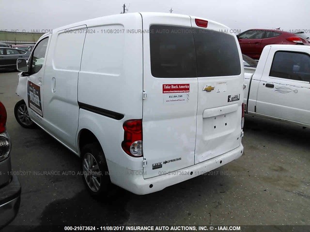 3N63M0ZN2FK723413 - 2015 CHEVROLET CITY EXPRESS LT WHITE photo 3