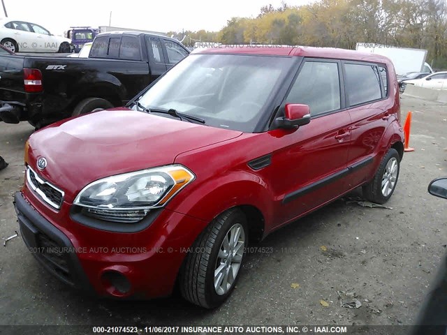 KNDJT2A60C7402994 - 2012 KIA SOUL +/!/SPORT RED photo 2