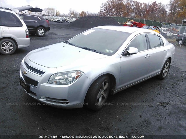 1G1ZC5E12BF359064 - 2011 CHEVROLET MALIBU 1LT 银色 照片 2