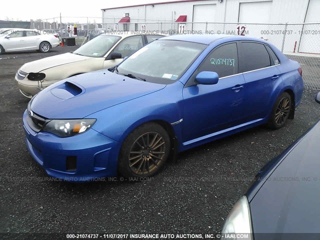 JF1GV7E61BG518995 - 2011 SUBARU IMPREZA WRX BLUE photo 2