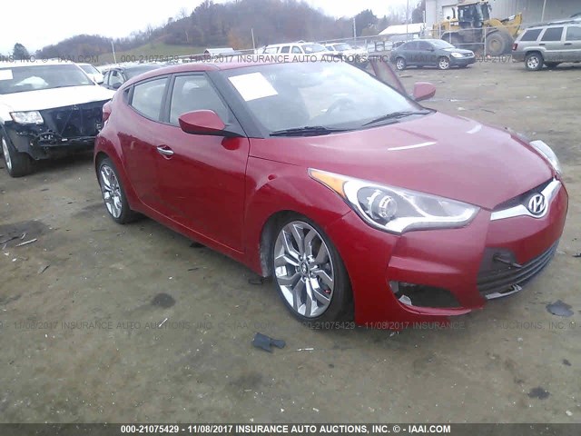 KMHTC6AD5FU219882 - 2015 HYUNDAI VELOSTER RED photo 1