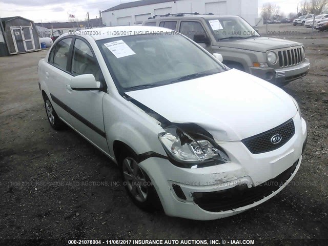 KNADE123486312666 - 2008 KIA RIO LX/SX WHITE photo 1