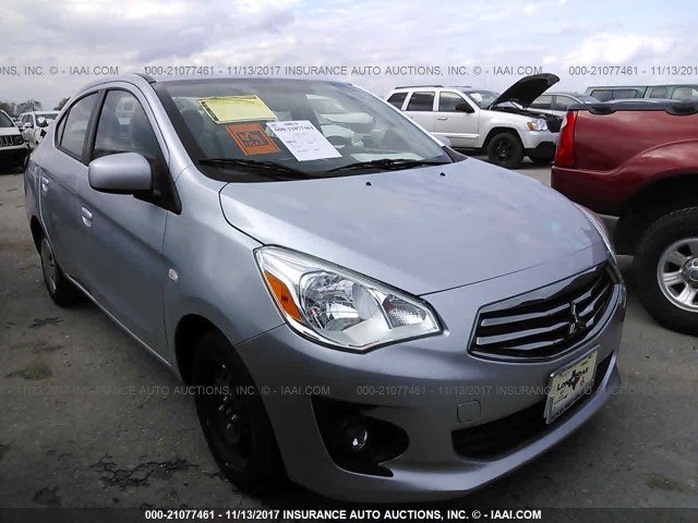 ML32F3FJ3HHF07986 - 2017 MITSUBISHI MIRAGE G4 ES Gümüş foto 1