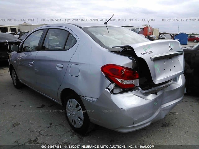 ML32F3FJ3HHF07986 - 2017 MITSUBISHI MIRAGE G4 ES Gümüş foto 3