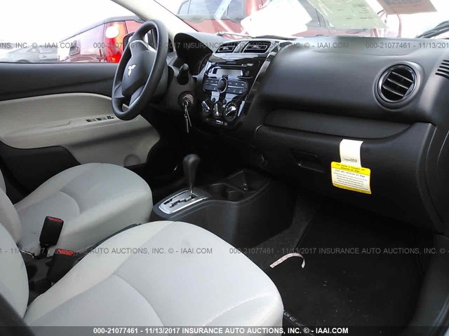 ML32F3FJ3HHF07986 - 2017 MITSUBISHI MIRAGE G4 ES Gümüş foto 5