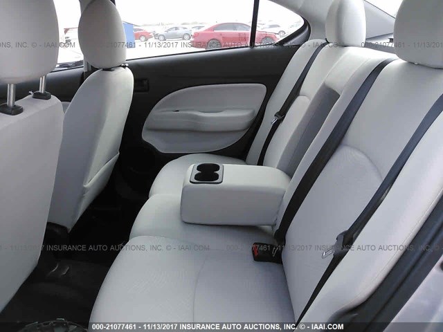 ML32F3FJ3HHF07986 - 2017 MITSUBISHI MIRAGE G4 ES Gümüş foto 8