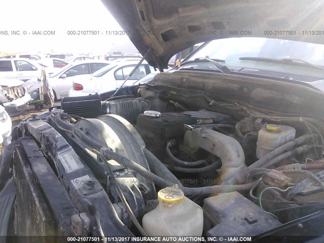 3D7KS28C25G820778 - 2005 DODGE RAM 2500 ST/SLT 黑色 照片 10