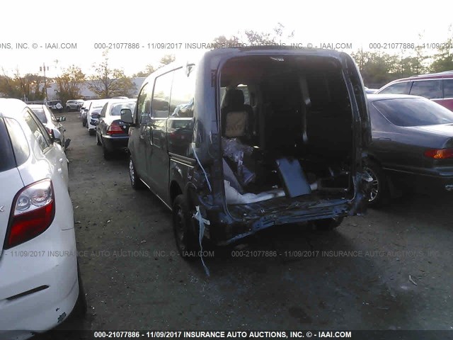 3N63M0YN2FK702384 - 2015 CHEVROLET CITY EXPRESS LS BLUE photo 3