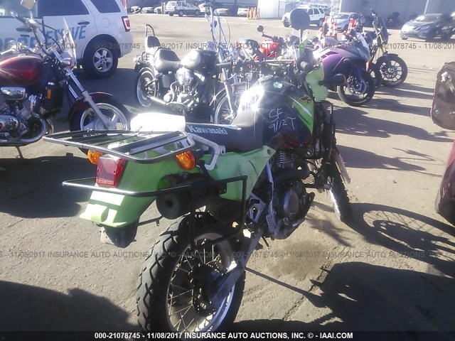 JKAKLEA166DA25570 - 2006 KAWASAKI KL650 A GREEN photo 4