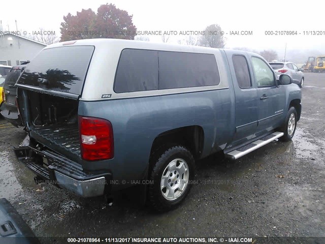 1GCSCSE00AZ168691 - 2010 CHEVROLET SILVERADO C1500 LT BLUE photo 4