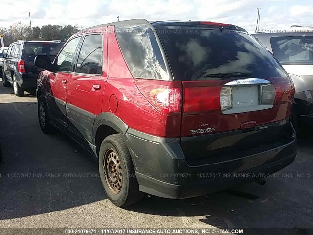3G5DB03E15S568204 - 2005 BUICK RENDEZVOUS CX/CXL RED photo 3