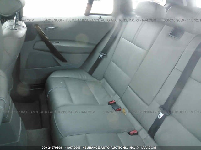 WBXPA73455WC47639 - 2005 BMW X3 2.5I GRAY photo 8
