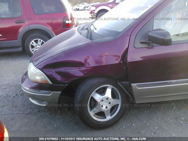 2FMDA5347YBC71766 - 2000 FORD WINDSTAR SEL MAROON photo 6