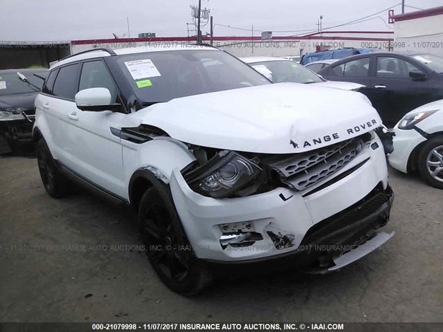 SALVR2BG2DH764661 - 2013 LAND ROVER RANGE ROVER EVOQU PURE PREMIUM WHITE photo 1