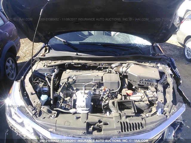 1HGCR2F57GA079352 - 2016 HONDA ACCORD SPORT 蓝色 照片 10