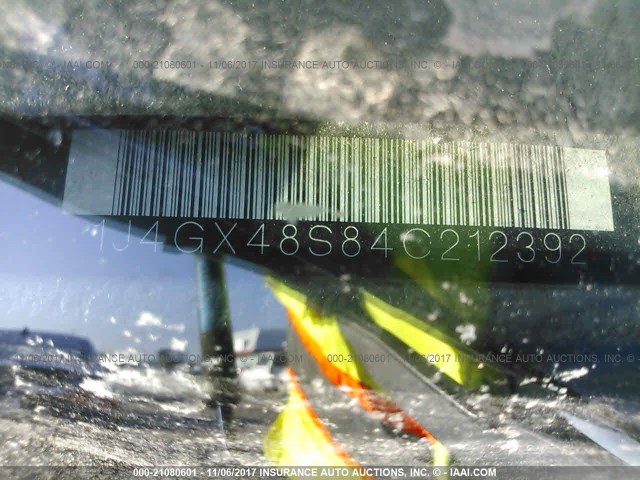 1J4GX48S84C212392 - 2004 JEEP GRAND CHEROKEE LAREDO/COLUMBIA/FREEDOM 灰色 照片 9