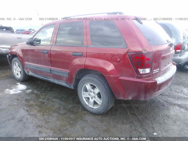 1J4GR48K66C249471 - 2006 JEEP GRAND CHEROKEE LAREDO/COLUMBIA/FREEDOM 红色 照片 3