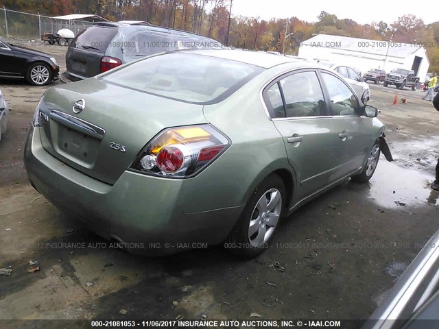 1N4AL21E98N426551 - 2008 NISSAN ALTIMA 2.5/2.5S GREEN photo 4