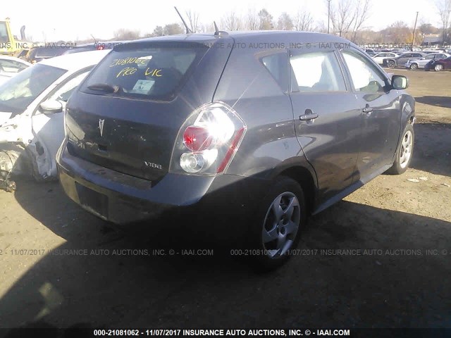 5Y2SP67849Z456045 - 2009 PONTIAC VIBE GRAY photo 4