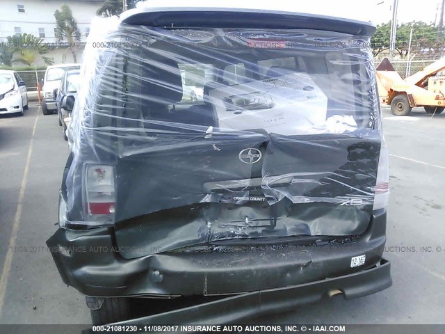 JTLKT324550183540 - 2005 TOYOTA SCION XB GRAY photo 6