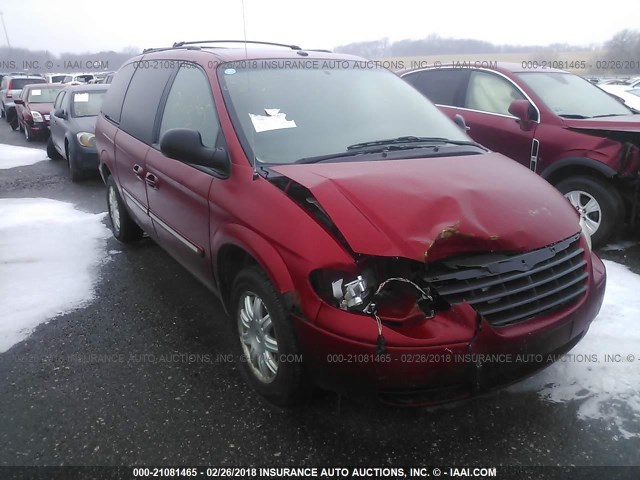2A4GP54L46R808727 - 2006 CHRYSLER TOWN & COUNTRY TOURING MAROON photo 1