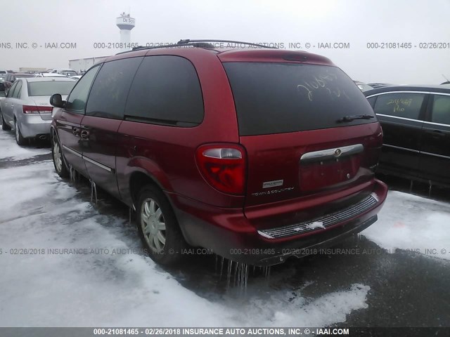 2A4GP54L46R808727 - 2006 CHRYSLER TOWN & COUNTRY TOURING MAROON photo 3