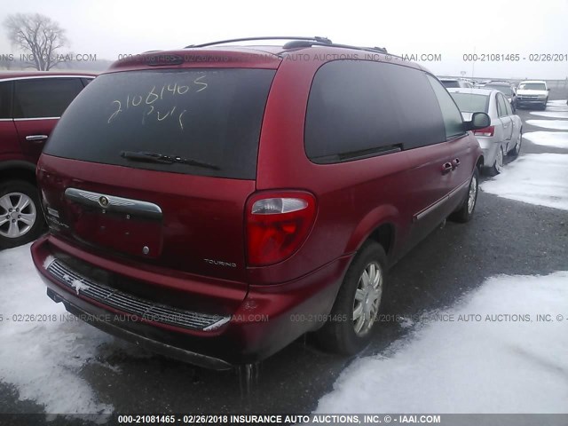 2A4GP54L46R808727 - 2006 CHRYSLER TOWN & COUNTRY TOURING MAROON photo 4