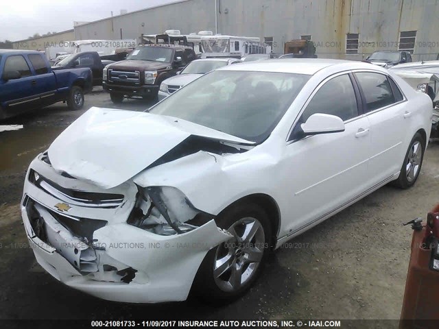 1G1ZC5E05AF127290 - 2010 CHEVROLET MALIBU 1LT თეთრი ფოტო 2