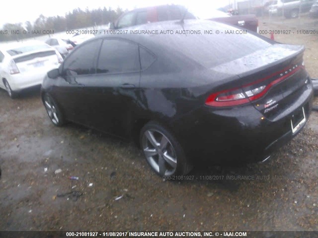 1C3CDFEB3ED726292 - 2014 DODGE DART GT BLACK photo 3