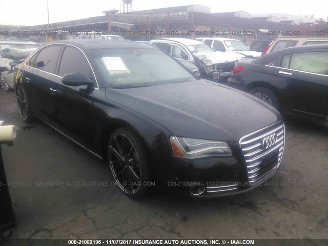 WAURGAFD0EN008559 - 2014 AUDI A8 L QUATTRO BLACK photo 1