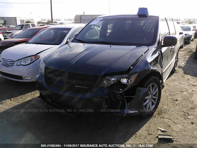 2C4RDGEG0ER173489 - 2014 DODGE GRAND CARAVAN R/T GRAY photo 6