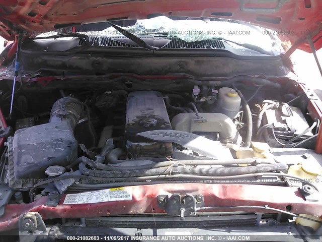 3D7KA28C04G130366 - 2004 DODGE RAM 2500 ST/SLT 红色 照片 10