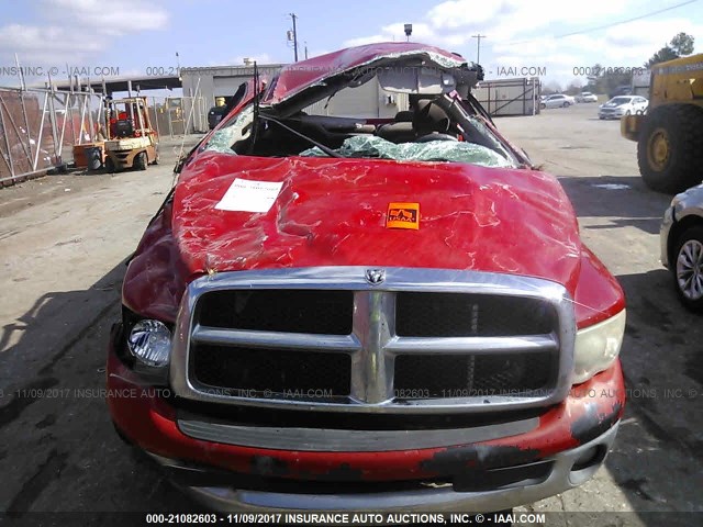 3D7KA28C04G130366 - 2004 DODGE RAM 2500 ST/SLT RED photo 6