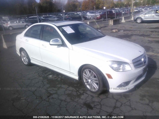 WDDGF81X58F121239 - 2008 MERCEDES-BENZ C 300 4MATIC WHITE photo 1