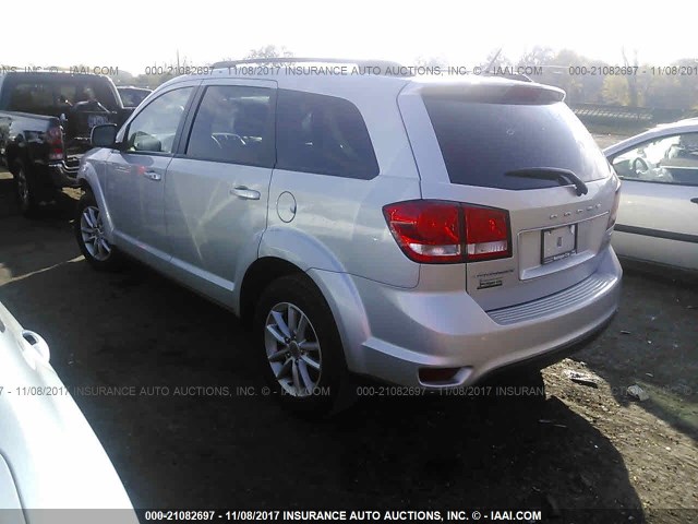 3C4PDCBGXET115231 - 2014 DODGE JOURNEY SXT SILVER photo 3