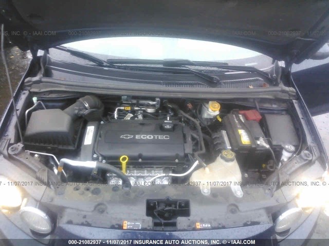 1G1JA5SH2F4210322 - 2015 CHEVROLET SONIC LS 蓝色 照片 10