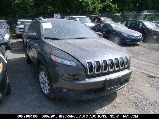 1C4PJLCB5HW644225 - 2017 JEEP CHEROKEE LATITUDE GRAY photo 1