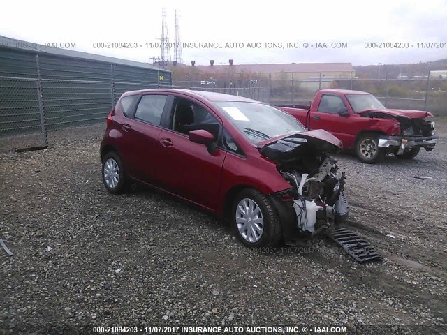 3N1CE2CP9FL422706 - 2015 NISSAN VERSA NOTE S/S PLUS/SV/SL/SR RED photo 1