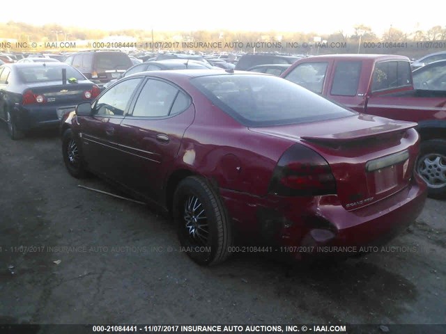 2G2WC55C981140554 - 2008 PONTIAC GRAND PRIX GXP RED photo 3