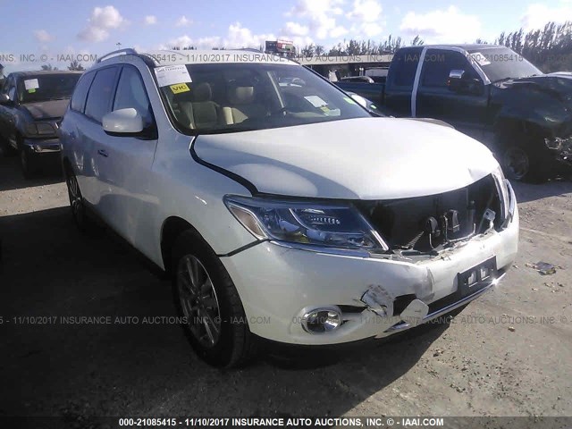 5N1AR2MNXGC636814 - 2016 NISSAN PATHFINDER S/SV/SL/PLATINUM 白色 照片 1