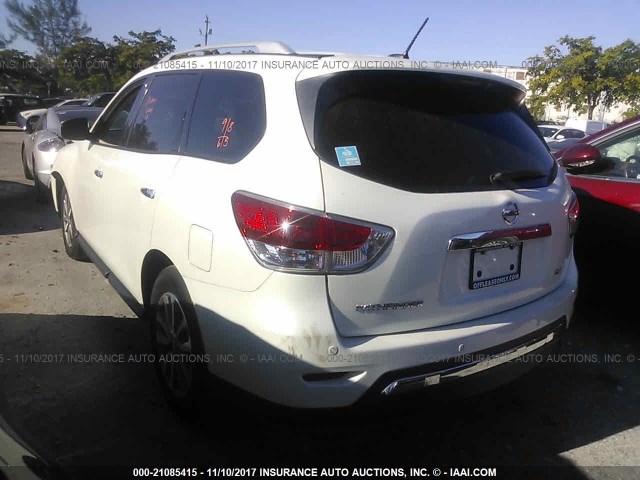 5N1AR2MNXGC636814 - 2016 NISSAN PATHFINDER S/SV/SL/PLATINUM 白色 照片 3