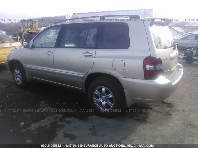 JTEHP21A470202394 - 2007 TOYOTA HIGHLANDER SPORT TAN photo 3