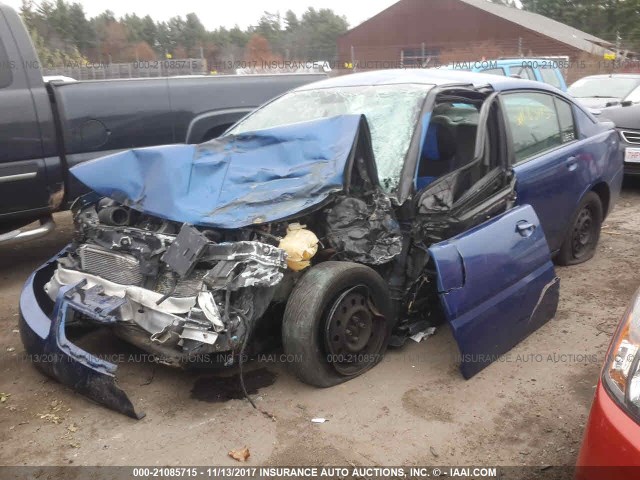 1G8AJ55F16Z121989 - 2006 SATURN ION LEVEL 2 BLUE photo 2