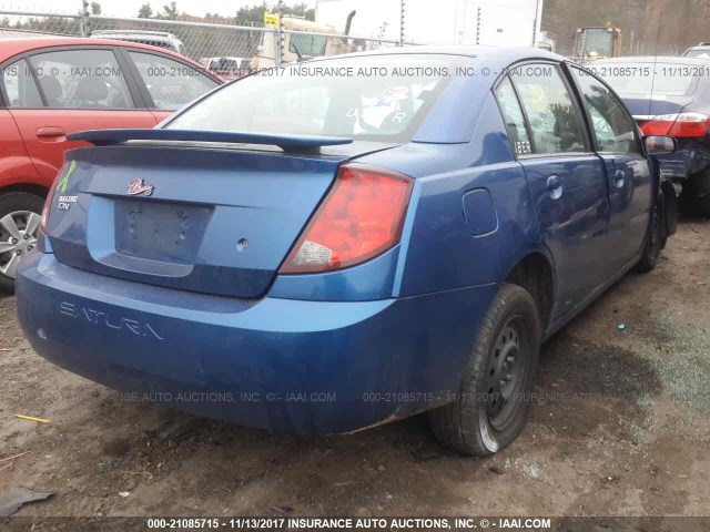 1G8AJ55F16Z121989 - 2006 SATURN ION LEVEL 2 BLUE photo 4