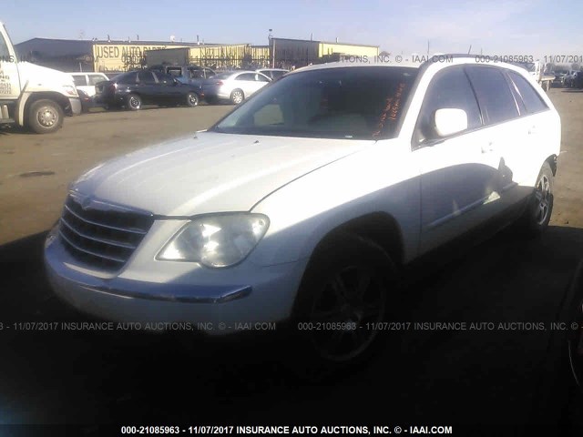 2A8GM68X77R163700 - 2007 CHRYSLER PACIFICA TOURING WHITE photo 2