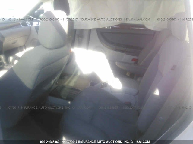 2A8GM68X77R163700 - 2007 CHRYSLER PACIFICA TOURING WHITE photo 8