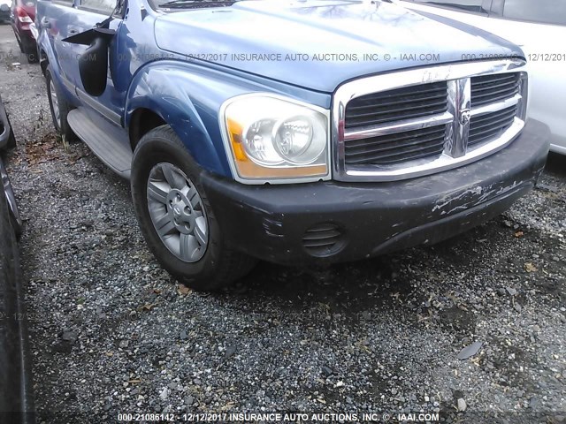 1D4HB38N55F596079 - 2005 DODGE DURANGO ST BLUE photo 6