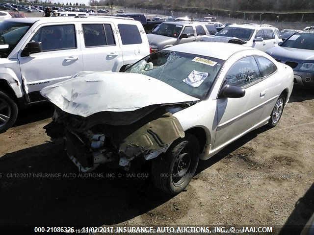 4B3AG42GX1E185812 - 2001 DODGE STRATUS SE WHITE photo 2