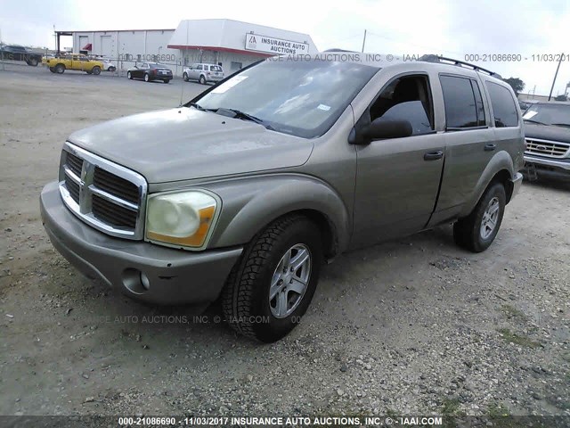 1D4HD48N04F190399 - 2004 DODGE DURANGO SLT GOLD photo 2